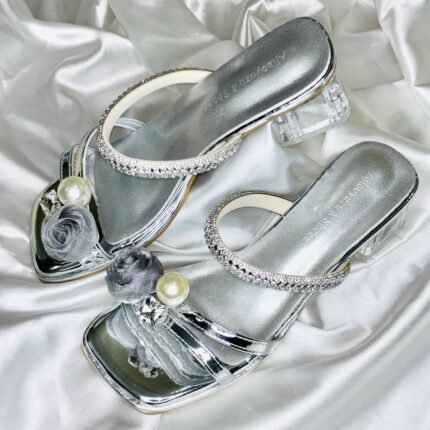 Square Toe Sandal (Black)