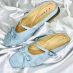 Velvet Flat Sandal
