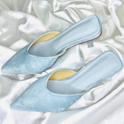 Velvet Flat Sandal