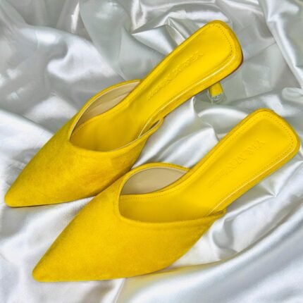 Velvet Flat Sandal