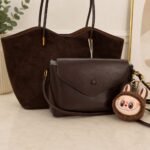 Suede Tote Bag